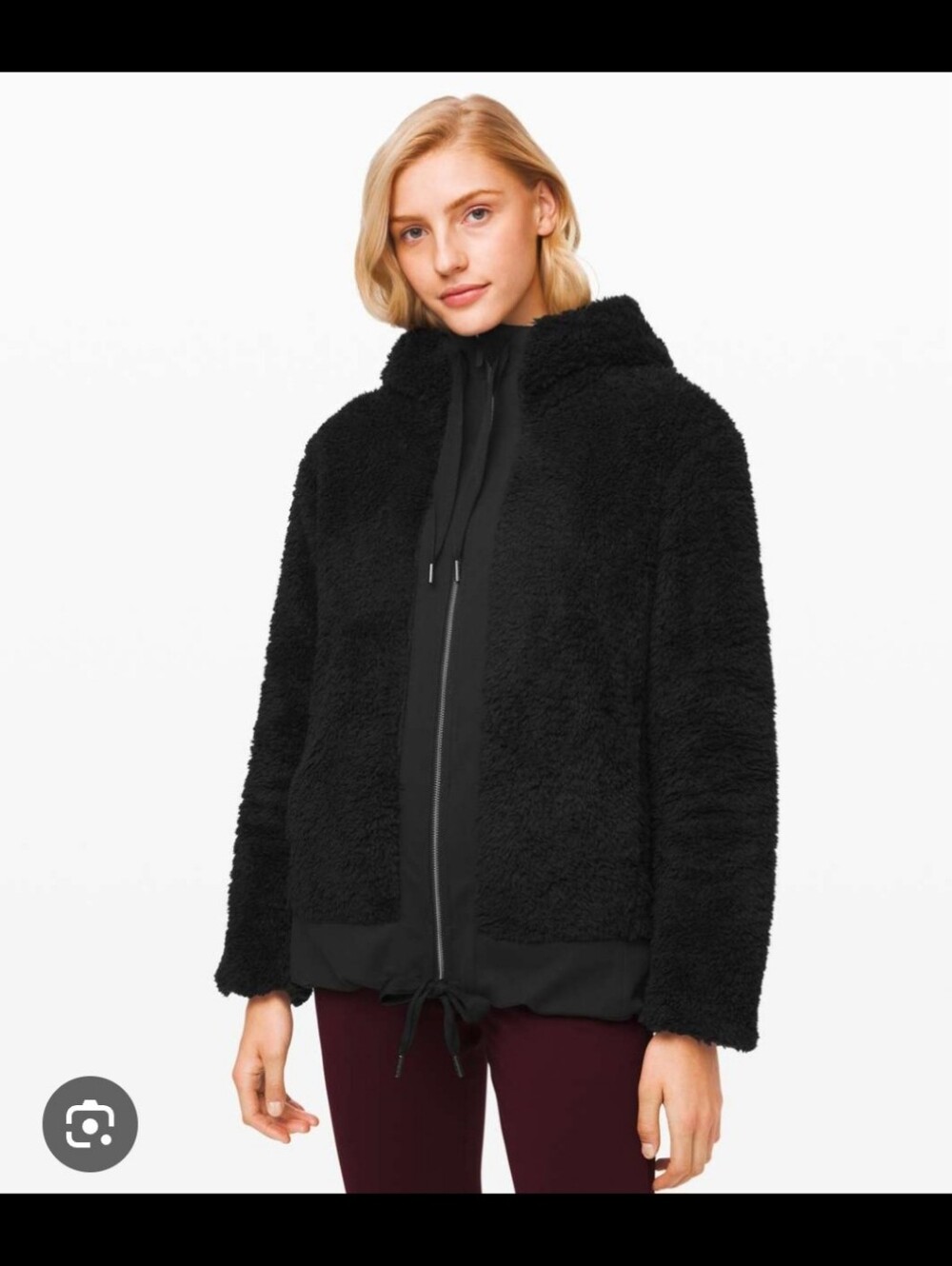 Lululemon Warm Restore Sherpa Full Zip Sz S